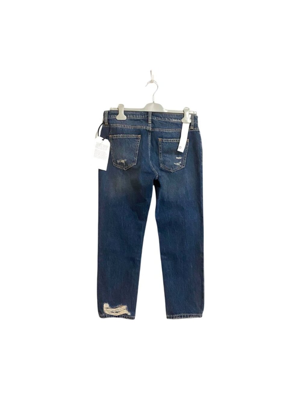 Current/Elliott The Repaired Fling Distressed Crop Jeans size 26, New with Tag - Picture 4 of 16